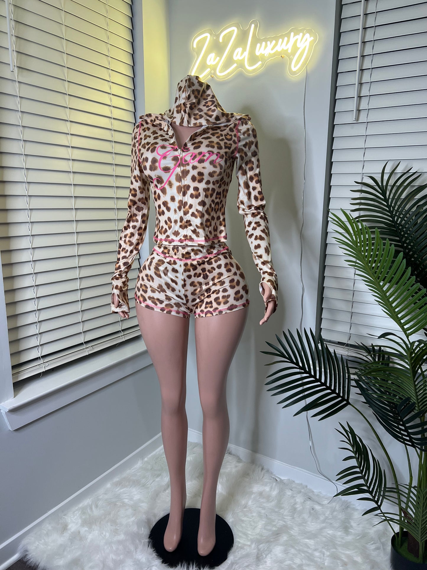 Cheetah short set